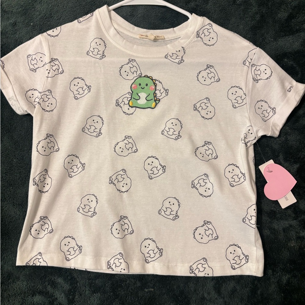 Cute Dinosaur Print Kids T-Shirt